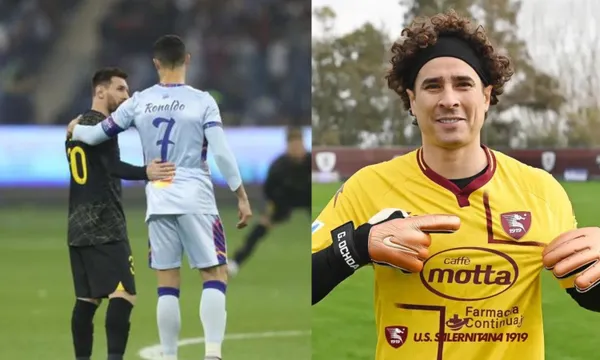 While Lionel Messi greeted Cristiano Ronaldo, his unexpected reaction upon seeing Guillermo Ochoa