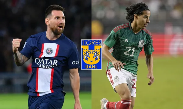 While Lionel Messi signed a 41 million dollar contract with Paris, Lainez and the salary he will have at Tigres