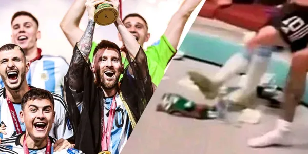 While Lionel Messi stepped into the Mexico jersey, he did so in the shirt given to him by the Emir of Qatar