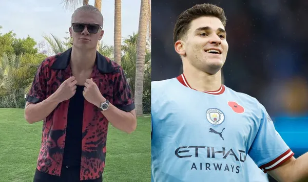 While Manchester City's Norwegian striker has a luxury home, this is what Julian Alvarez's house looks like