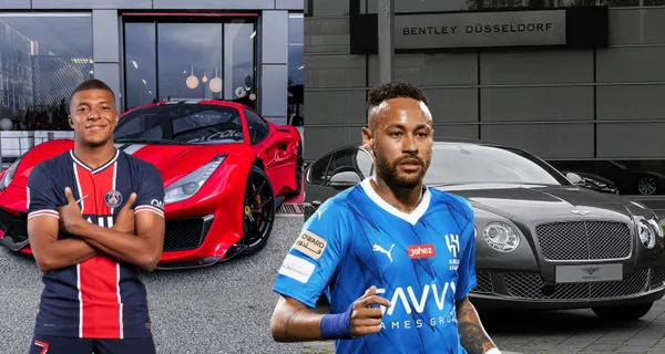 While Mbappe has a 600 thousand Ferrari, what Neymar Jr drives in Saudi Arabia