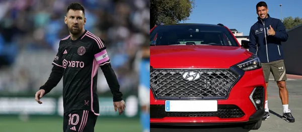 While Messi has a 150 thousand USD Audi RS, Luis Suarez's new car in Miami