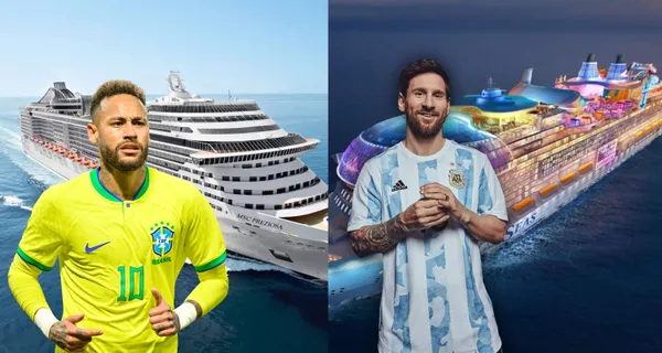 While Neymar had a cruise party, the luxurious cruise that Messi inaugurated