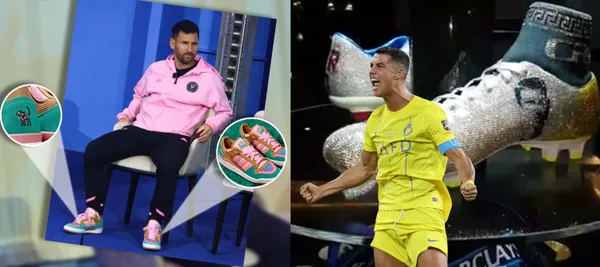 While Ronaldo wore shoes with diamonds, the price of Messi's new viral sneakers