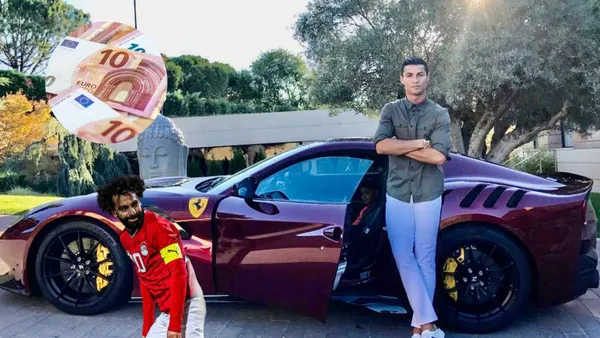 While Salah could contribute to the economic salvation of his country, it is well known that Cristiano Ronaldo has a fixation for cars