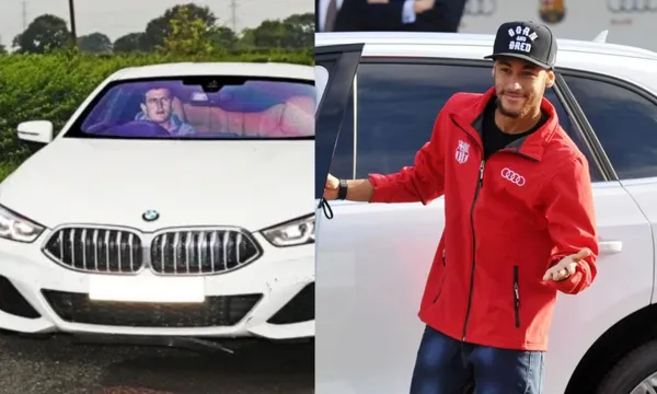 While the Manchester United defender has a big $230,000 vehicle, the car the Red Devils would give to Neymar
