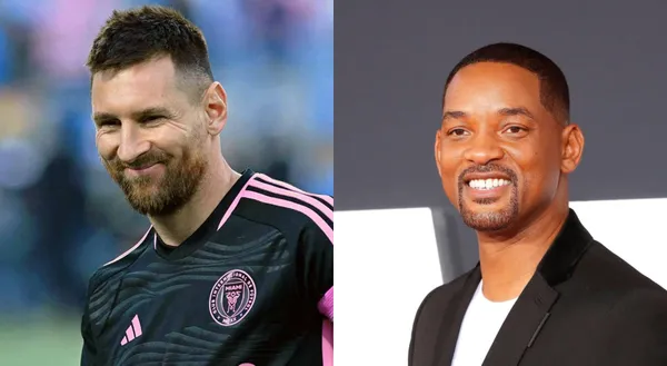 Will Smith is watching Inter Miami debut in the MLS... or rather he's watching Messi!