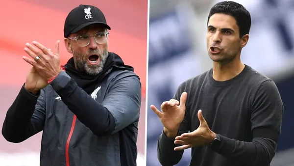 With a squad worth almost a billion euro Jurgen Klopp really has an edge over Mikel Arteta's Arsenal.