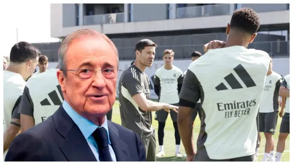 Xabi Alonso and Real Madrid Team. Photo. Marca