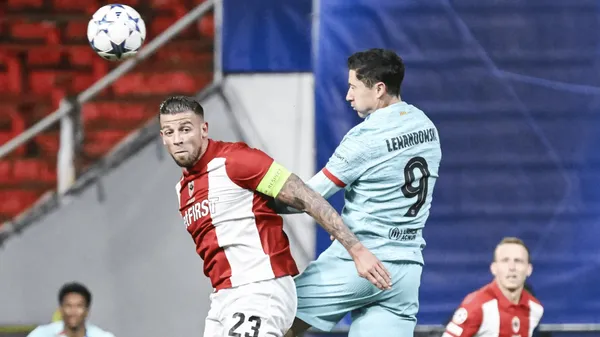 Xavi Hernández, a great highlight in the defeat of FC Barcelona in Belgium.