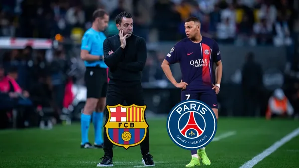 Xavi Hernandez worried for his team while Mbappé relaxes with PSG.