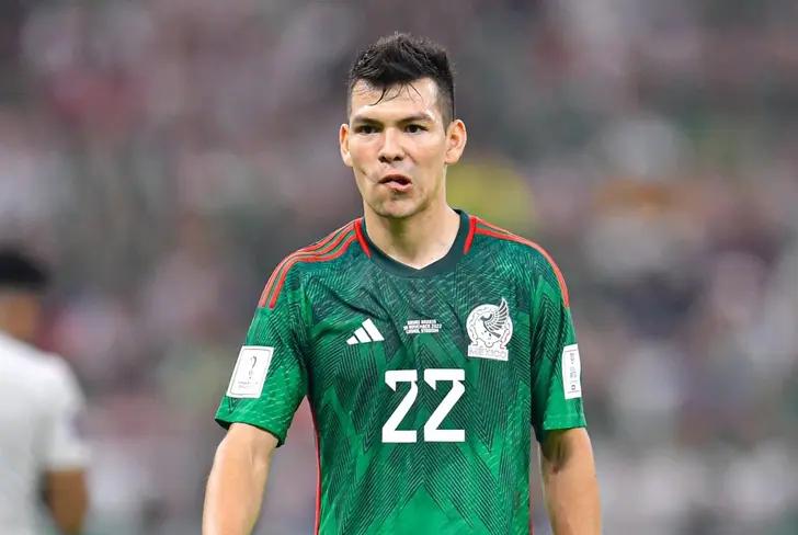 Hirving Lozano with Mexico national team. (Source: Milenio)