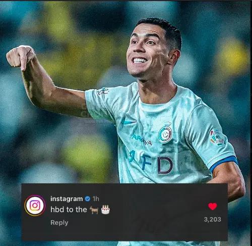 Messi won't like it, Instagram decides that Ronaldo is better than Lionel!