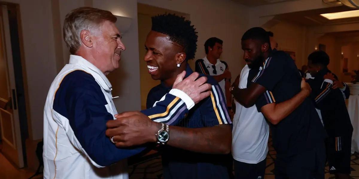 Ancelotti and Vinicius