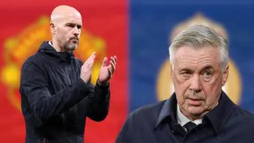 Carlo Ancelotti and Erik ten Hag
