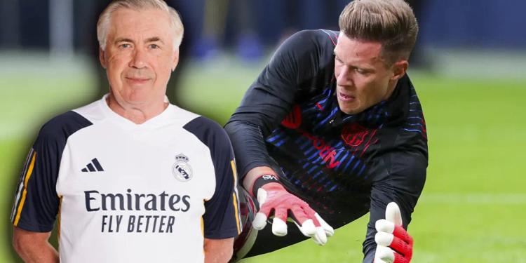 The message that Carlo Ancelotti left for Ter Stegen after his injury