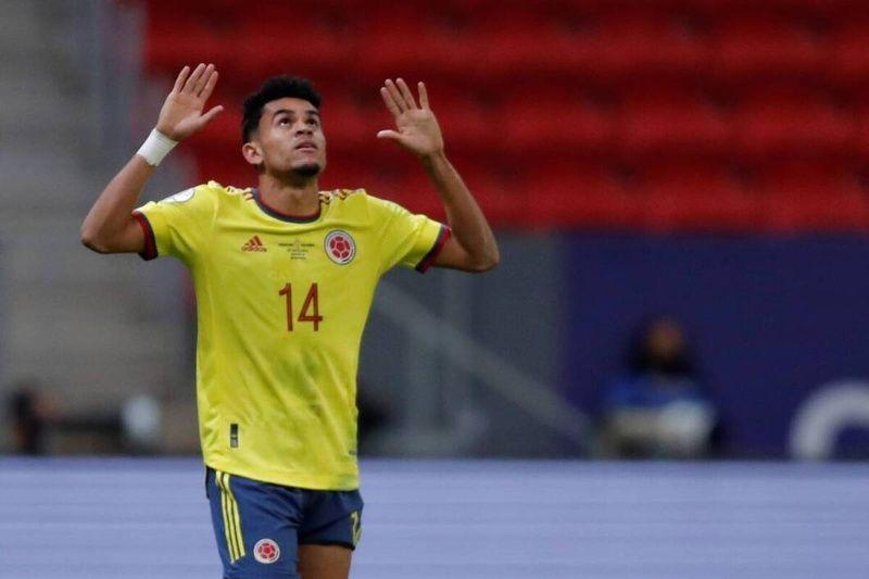 
   Luiz Diaz shone for Colombia at the 2021 Copa America 
 