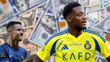 Cristiano Ronaldo and Jhon Duran 