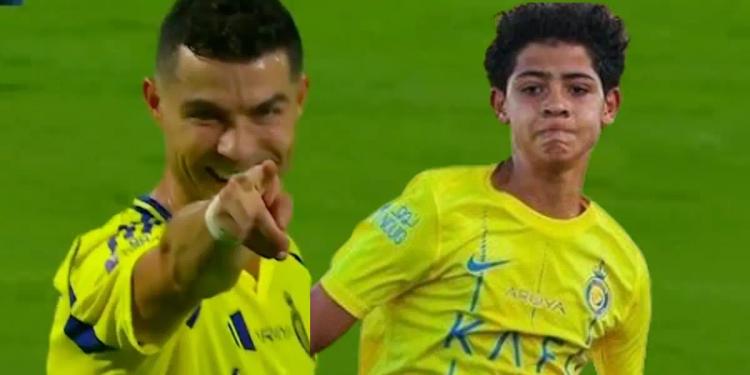 (VIDEO) Cristiano Ronaldo's dedication to his son after his goal with Al-Nassr