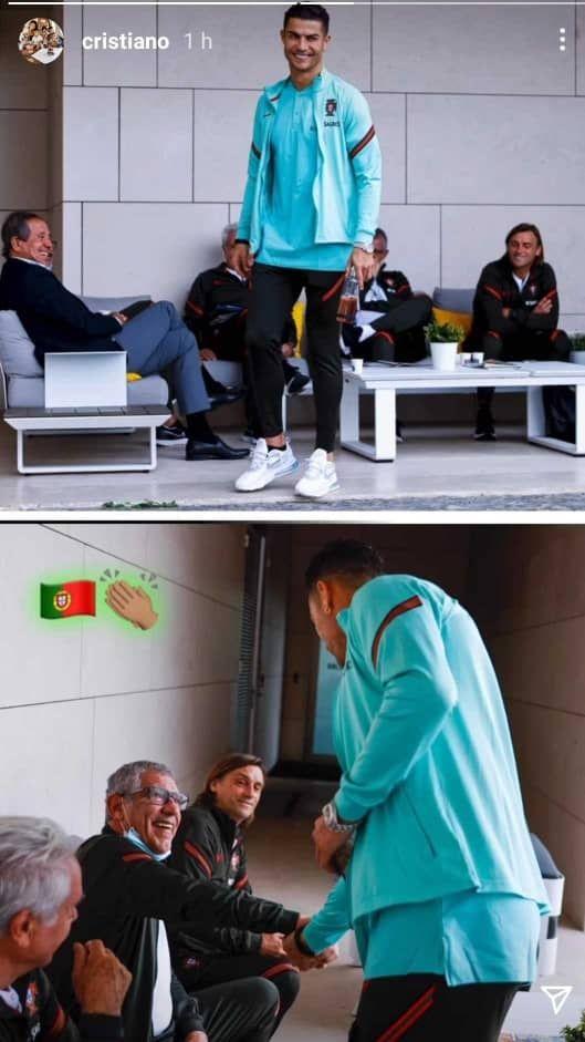 
   Cristiano Ronaldo in Portugal Camp 
 