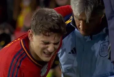 Gavi's injury is no joke.