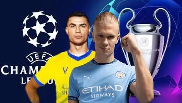 Haaland y Cr7 con la Champions