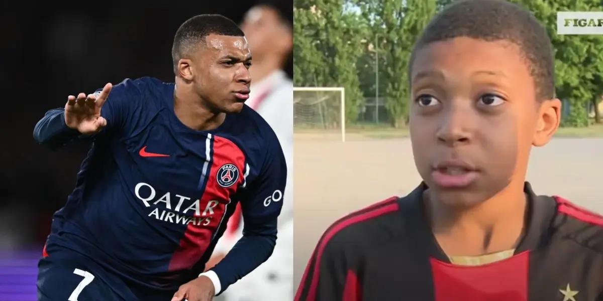 Kylian Mbappé had a Rossonneri past.