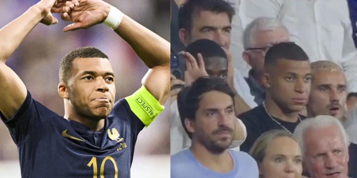 Mbappe's reaction that goes viral