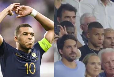 Mbappe's reaction that goes viral