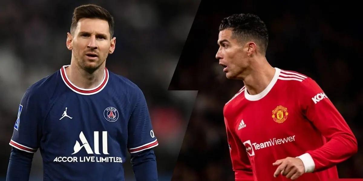 Messi misses and Cristiano hits.