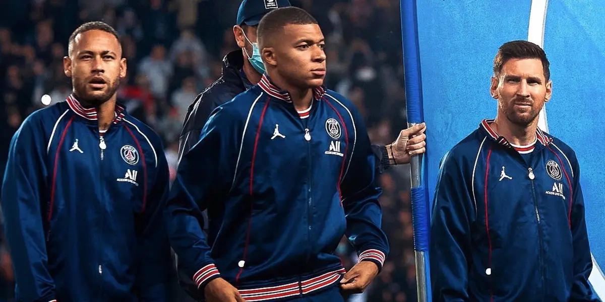 Messi,Neymar and Mbappe