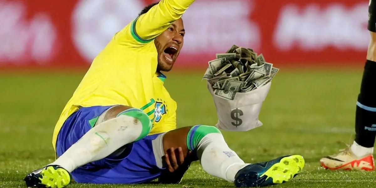 Neymar Jr can't catch break.