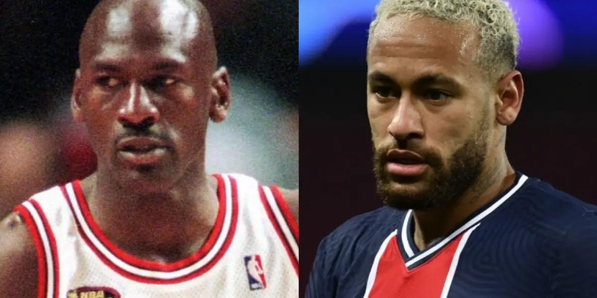 Neymar and Michael Jordan the millionaire business and how much