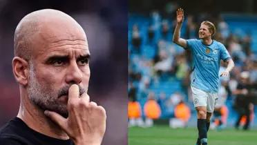 Pep Guardiola and De Bruyne