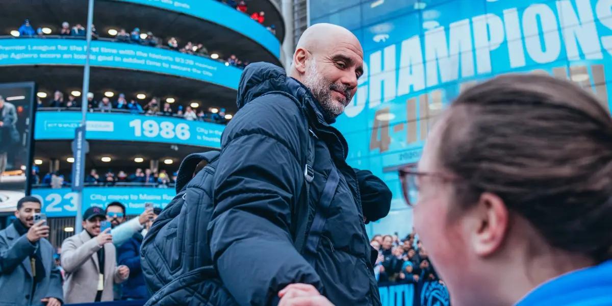 Pep Guardiola Photo: Man City
