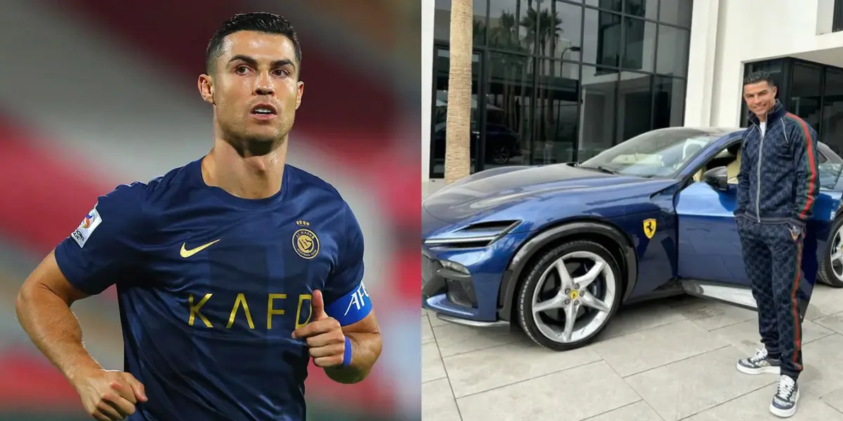 The collection goes on, Cristiano Ronaldo's new Ferrari that paralyzes Instagram