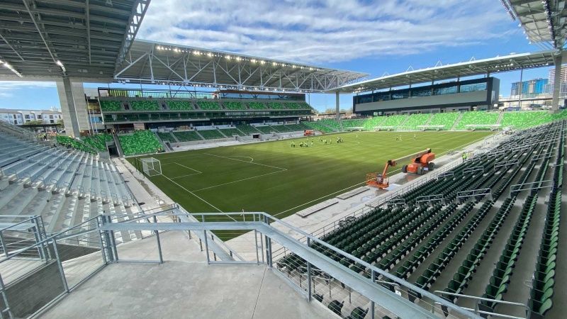 
   Q2 Stadium hosted the United States Vs Nigeria match as its first match on June 16 2021 
 