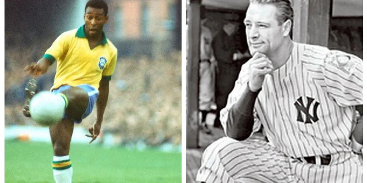 A baseball bat that belonged to the historic New York Yankees first baseman was sold on auction.