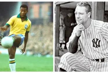 A baseball bat that belonged to the historic New York Yankees first baseman was sold on auction.