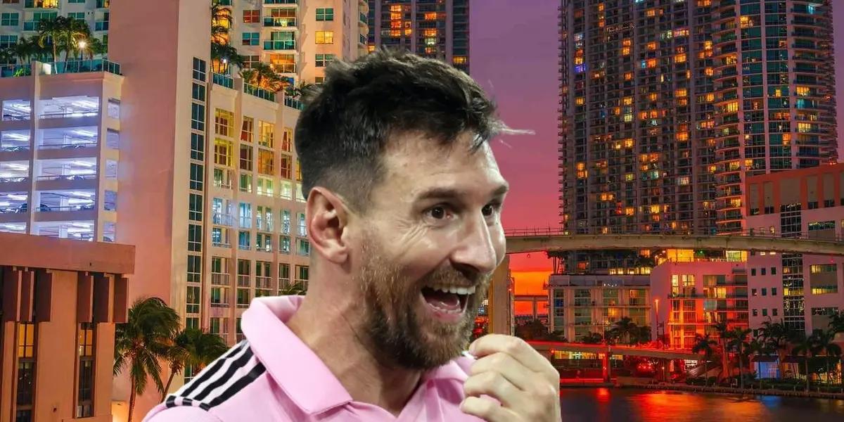 A billionaire found out that he is Messi's neighbor in Florida