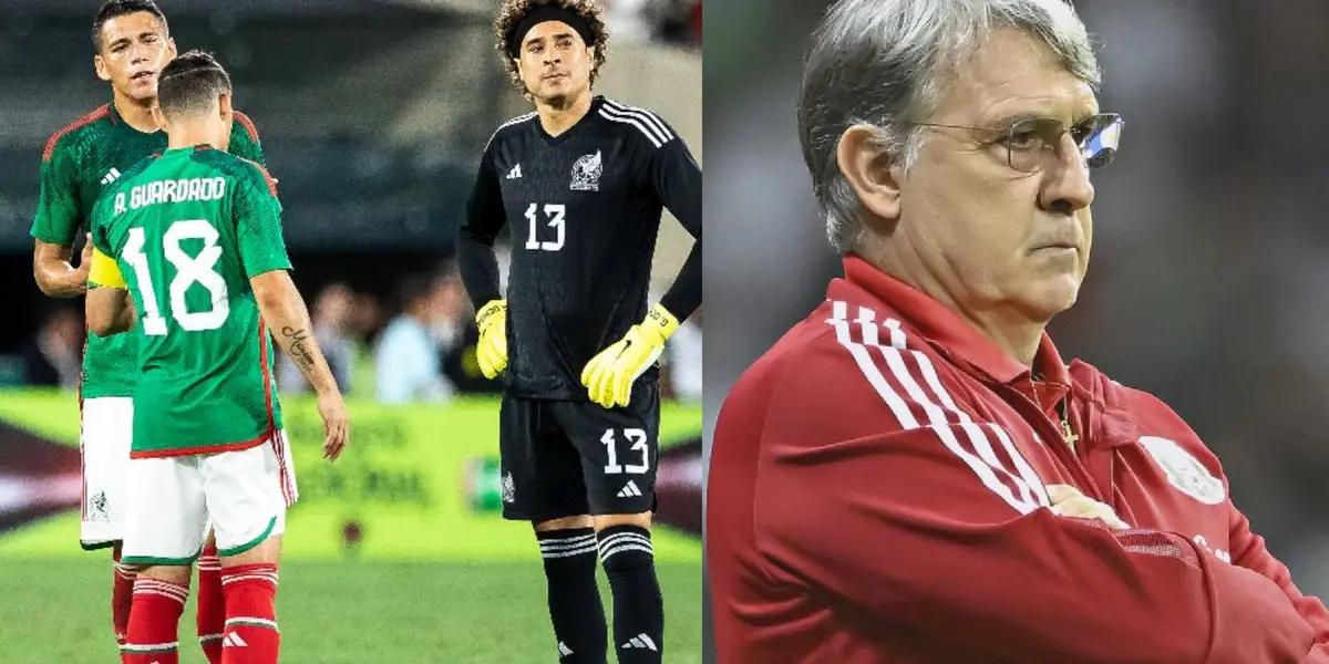 A brand name tried to keep the player on the Mexican team, but Martino pulled him out without hesitation