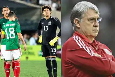 A brand name tried to keep the player on the Mexican team, but Martino pulled him out without hesitation