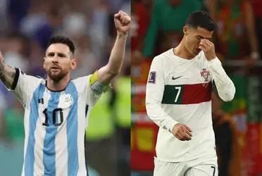 A celebrity in networks who always criticized Messi, what he said about Ronaldo