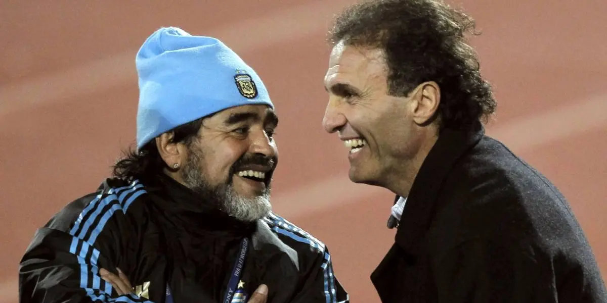 A close friend from the Argentinian legend said goodbye to him after his death.