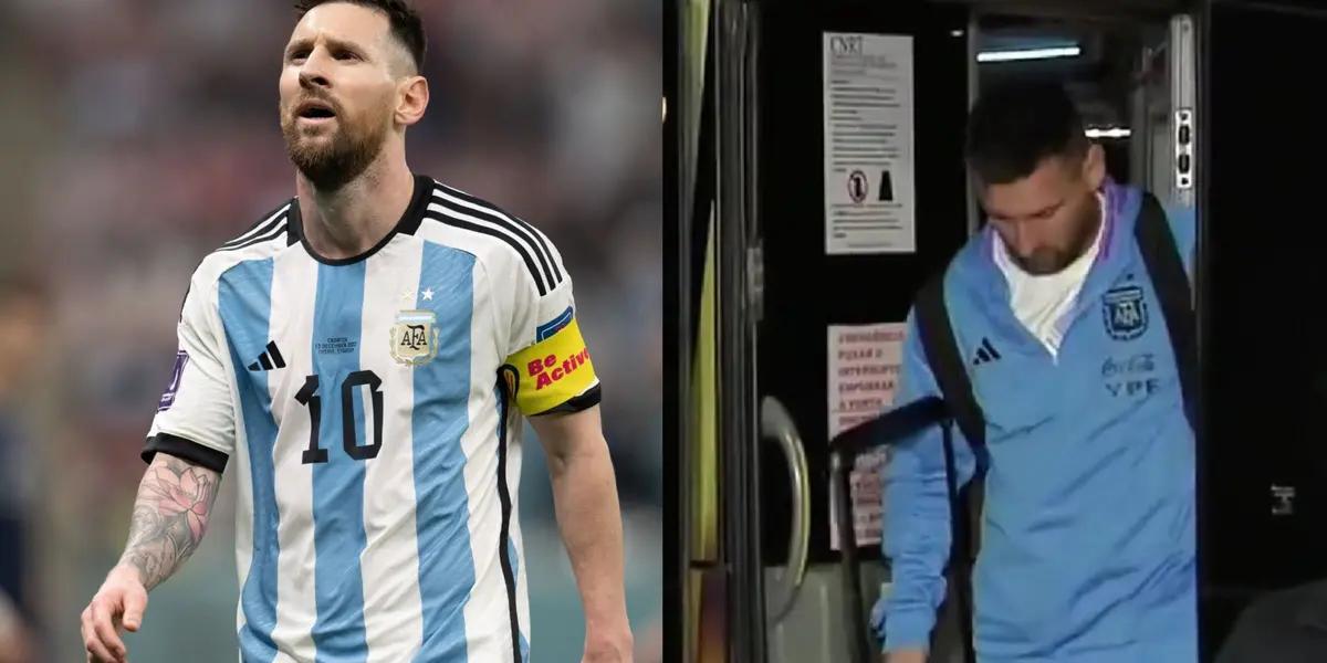 A complicated night for Messi and company at the hotel where they stayed