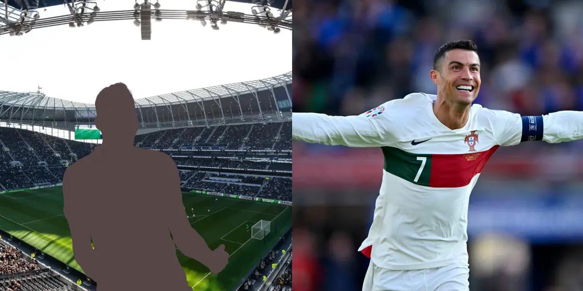 A current Premier League player talked about the time he was surprised by Ronaldo in training.