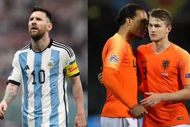 A Dutch footballer calls Lionel Messi in an unexpected way