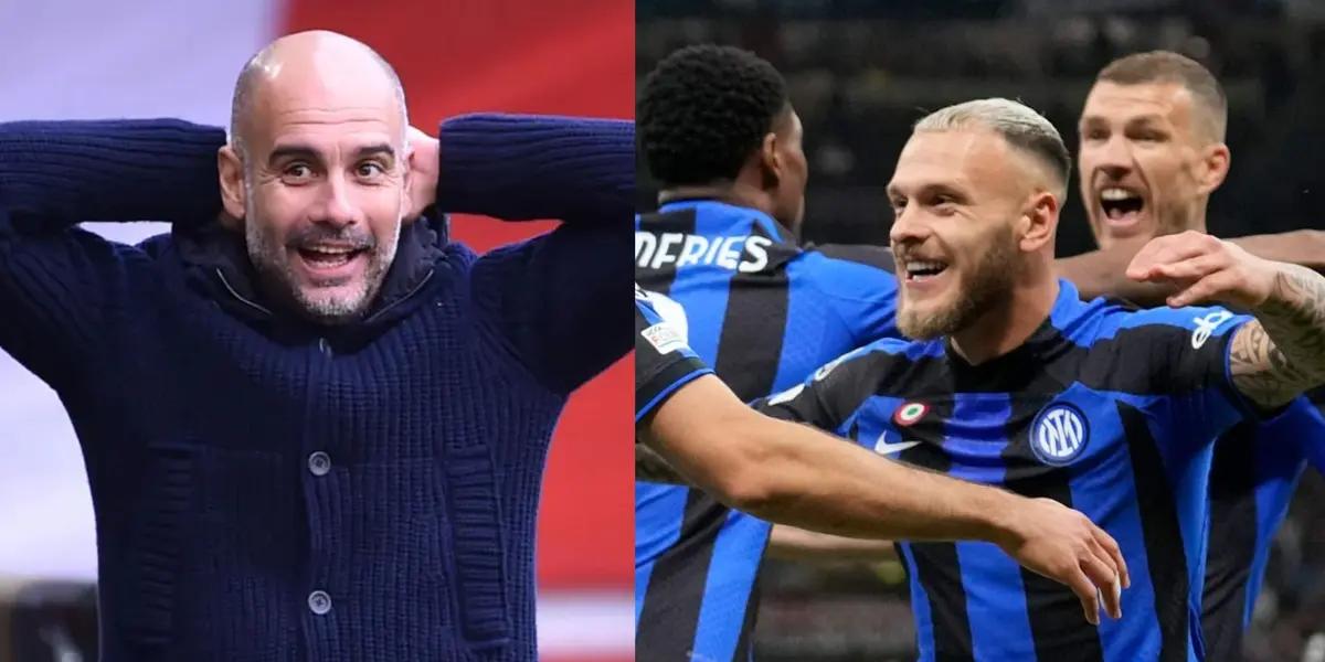 A few days before the UEFA Champions League final, the Man City player who confesses to being an Inter Milan fan