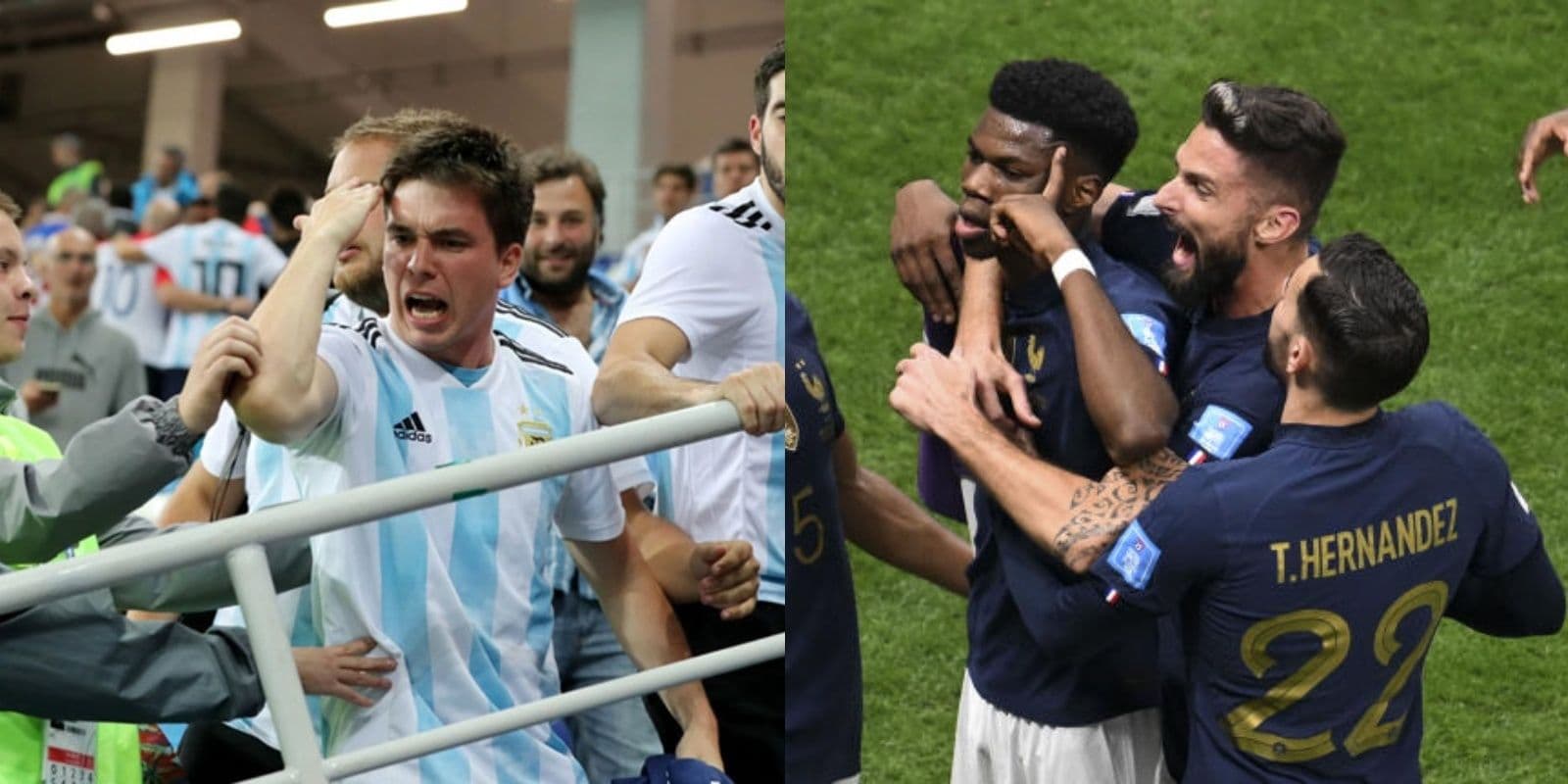 A former player, who was sold to another team in the past, continues to turn his back on his country and will support the French.