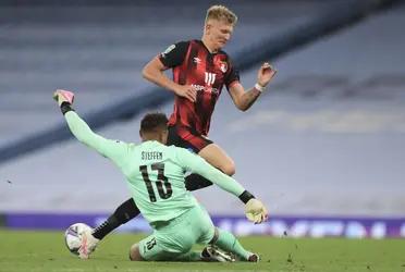 A goalkeeper for the United States National Soccer Team had his first chance at a big group in England.